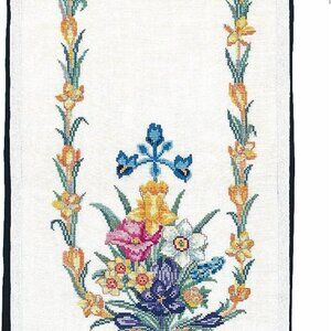 Eva Rosenstand Cross Stitch Kit - Spring Tablerunner